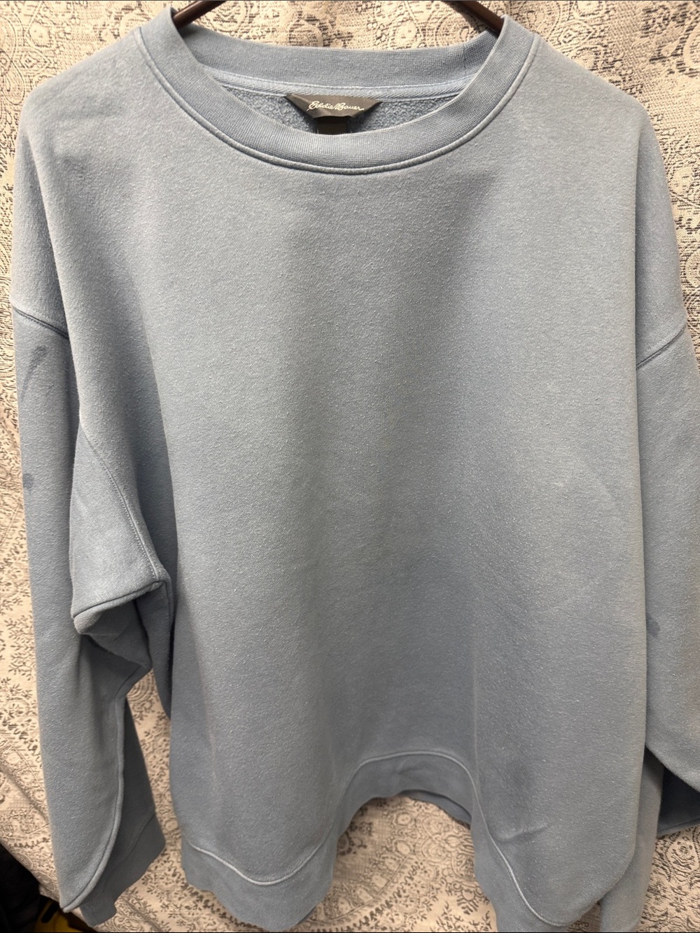 Eddie Bauer - Light Blue Men's Crewneck Sweater - XL